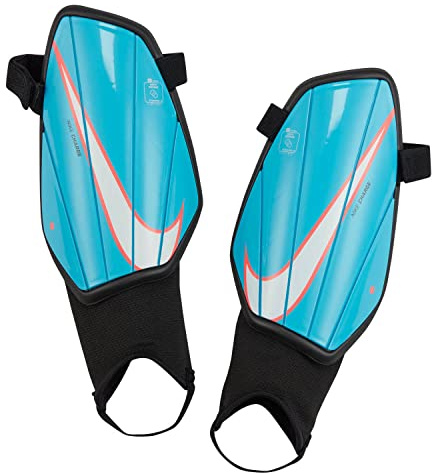 Nike Chrg Shin Guards Baltic Blue/Black/White L