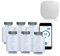 Qiumi Smart Zigbee termostato válvula de radiador, eTRV, móvil Contrl por Smart Life App, funciona con Alexa Google Home