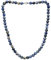 Handgemachte Herren Perlenkette Kette Tigerauge Onyx Grau Achat Jaspis | 8MM Natürliche Edelsteine Heilung Kristallschmuck (Blaue Flecken)