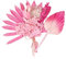 The Baked Studio - Dried Flower Cake Topper Set With a Pink Glitter Dried Palm Spear and Sun Palm Leaf Leaves For Cake Decorating (Hot Pink Glitter)