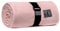 s.Oliver Kuschelsoft Decke 150x200 cm - flauschig, warm & waschbar, Kuscheldecke rosa Uni