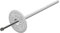 10mm x 220mm (Pack of 100) Plastic Insulation Fixing Hammer Driven Fastener with Metal Nail for Concrete and Masonry 57.12