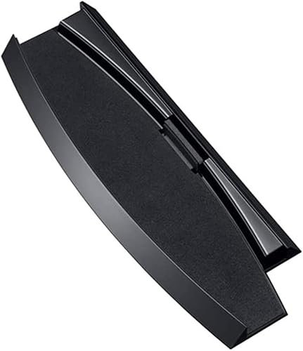 Retrogame Soporte base vertical, soporte vertical negro para PS3 Slim Playstation 3 Stand Holder Hold Dock Base