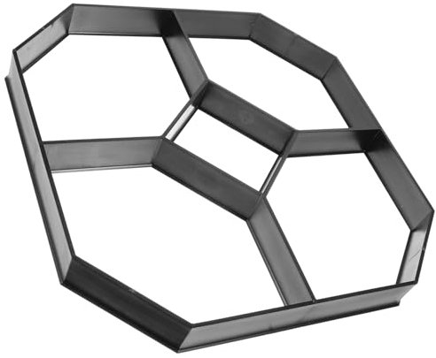 Sosoport Kunststoff-pfadpflasterformer Wiederverwendbare Gartenkantenformen für Beton