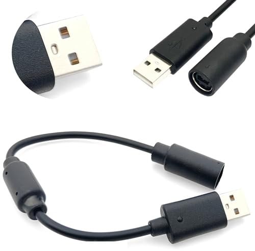 BDQQ Upgraded Replacement USB Breakaway Cable for Logitech G920, Ferrari 458 Spider Racing Wheel Driving Force, Fast Data Transmission, Built-in Anti-Interference Ring