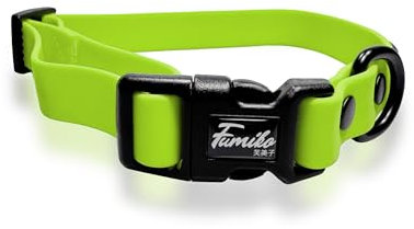 Fumiko® Hundehalsband aus Biothane versch.größen (Fancy Neon, M)