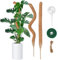 2 Stück Moosstab für Monstera, 60cm Monstera Rankhilfe mit Pflanzen Zubehör, Moosstab Monstera, Handgefertigte Kokosstab Monstera Moss Pole für Indoor Pflanzen