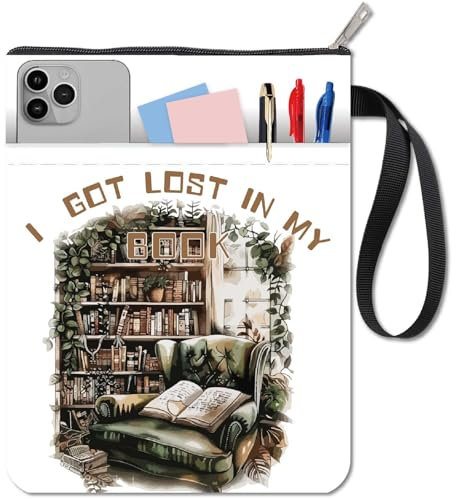 craspire Couvertures de Livres pour Étagères Vines Book Sleeve Protecteur de Livre pour Livres Brochés Couverture de Livre en Tissu Lavable avec Fermeture Éclair et Poche Supplémentaire