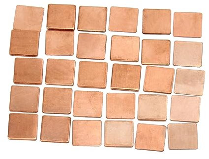 DOITOOL 30stücke Kupfer Laptop-kühlpads Für Cpu Und Gpu Wärmeleitpad Wärmeableitung