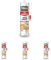 Rubson | Mastic Maison Bois & Parquet Chêne (cartouche de 280 ml) – Mastic acrylique pour tous supports bois et maçonnerie – Joints pour intérieur et extérieur abrité (Lot de 4)