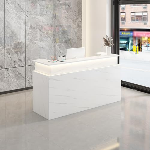 Empfangstheke aus Holz für kleine Räume, geeignet für Büros und Salons, perfekt für Empfangs- und Kassenbereiche
