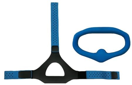 Kompatibel mit dem Gesichtsplatten-Ersatzset for Digitale FPV-Brillen mit Augenpolster und Kopfband-Set(Blue)