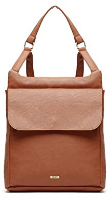 MISAKO Osca mochila antirrobo Mujer - Osca Camel 36 X 33 X 10 cm