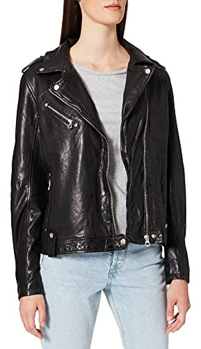 Gipsy Damen Famos LAOSV Pelzmantel, Negro, S