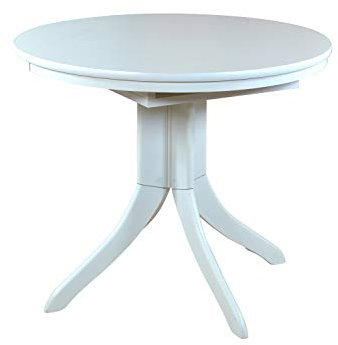 moebel direkt online Esstisch 90-125 cm Anita weiß