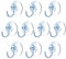 Saugnapf Haken Klar Kunststoff Sucker Pads für Fenster Glas Dusche Bad Küche Wand mit 4 Stile 60mm 50mm 40mm 30mm Unterstützung Festivals Party Events Thema Karneval Dekorationen (60mm)