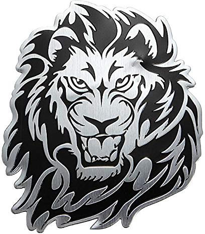 Löwe Metall Auto Aufkleber Abzeichen Decal