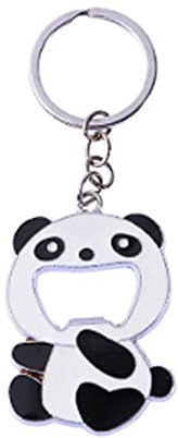 ARFUKA Cute Panda Bottle Opener Keychain - Portable Beer & Soda Opener Keyring, Durable Beverage Opener Tool for Men Women (Gift Idea)