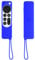TOKERSE Case for Apple TV 4K Siri Remote 2022 3rd Gen / 2021 2nd Gen - Soft Silicone Remote Cover Case with Lanyard for Apple TV 4K / HD 2021 2022 Siri Remote Controller (2nd Gen/3rd Gen) - Dark Blue