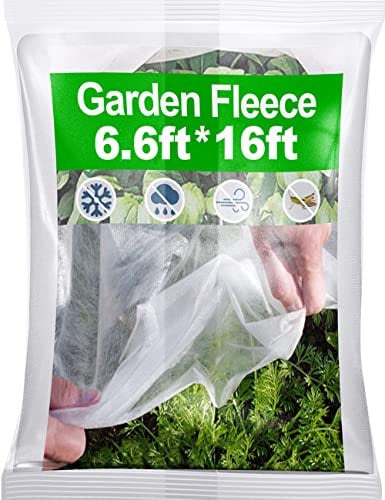 Garden Fleece Frost Protection, Henrycares 30GSM 2m x 5m Heavy Duty Horticultural Fleece, Winter Plant Protection Down to -5°C/23°F, Anti-UV, Tear Resistant Plant Fleece for Plants, Fruits, Vegetables