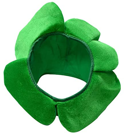 boseucn St. Patricks Day Hut Damen Herren, Grüner Unisex Hut Grüner Zylinderhut mit Schnalle und rotem Bart St. Patricks Day Irland Kobold Hut Kopfschmuck Accessoire Mottoparty Karneval St.