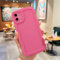 UEEBAI Coque pour iPhone 12 6.1 inch, Housse de Protection Wave Frame Etui en Ultra Léger et Mince Antichoc Souple TPU Bumper Cover pour Filles Femme Full Caméra Protection - Rose Rouge