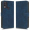 MOJIA Hülle für Nokia C22, Hochwertige Flip Wallet Anti-Drop Handyhülle aus PU Leder mit RFID Diebstahl Bürstenfunktion Schutzhülle. Blau