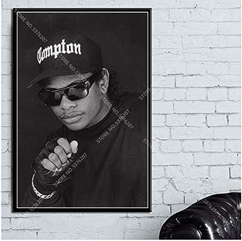 Poster Eazy-E Poster, Rap-Musikstar, Poster, Fotoporträt, Bilder, Wandkunst, Poster Und Drucke, Leinwandgemälde, Heimdekoration 50X70Cm Kein Rahmen