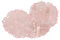 Stone Eye Patch, Rose Quartz Fit Skin Jadestone Eye Pad Reduziert Stress für die Augenhaut. Pink Gegen Schwellungen