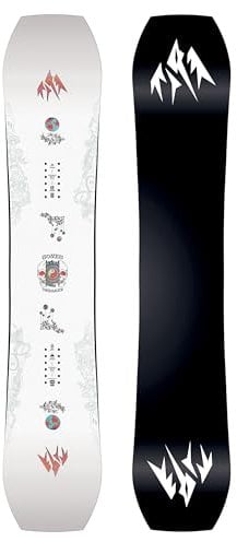 JONES - Tweaker für Herren, Snowboards Directional Freeride, ideal für Freeride, Freestyle und Backcountry Pow, Größe 154, Farbe: Weiß