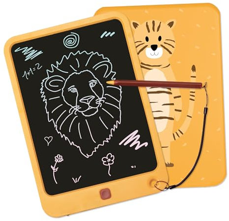 Lutz Mauder Tiger PAD LCD MALTAF ZAUBERMALTAFEL, 18996, Gelb