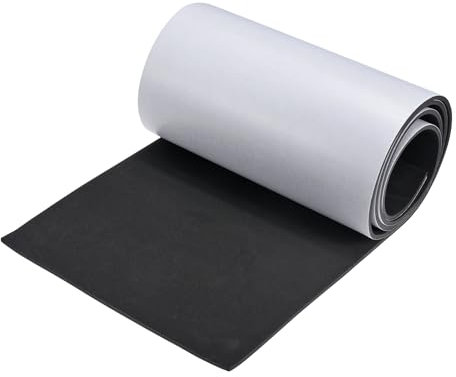 DMiotech Feuilles de Mousse EVA Auto-Adhésives, Épaisses de 5 mm, pour les Arts et l'Artisanat, Noir, Dimensions de 6,56 Pieds x 11,8 Pouces