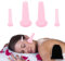 4 Piezas Copas Masaje Celulitis, Ventosas Faciales, Ventosa Celulitis, Ventosas Masaje, Ventosa Celulitis Silicona, Ventosa Masaje Celulitis,para Reducción de Arrugas Alivio Del Dolor Relajación(Rosa)