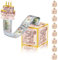 Geldgeschenke Geburtstag Überraschungsbox für Frauen 50 Geburtstag Surprise Box,Rosegold DIY Geburtstag Geschenkverpackung Geldgeschenke Verpackung,Rosa Gold Geldgeschenk Happy Birthday Tortendeko