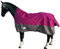 eQuitack Your Passion Is Our Mission Regendecke Winterdecke Turnout 100% Wasserdicht 600D Highneck Multi Farbe Raspberry/Grau - 165cm
