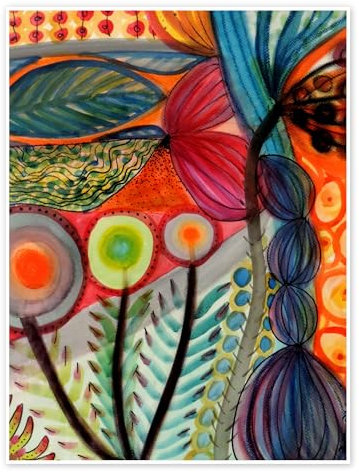 Dauerblüher Poster von Sylvie Demers 30 x 40 cm Wandbilder Wanddeko
