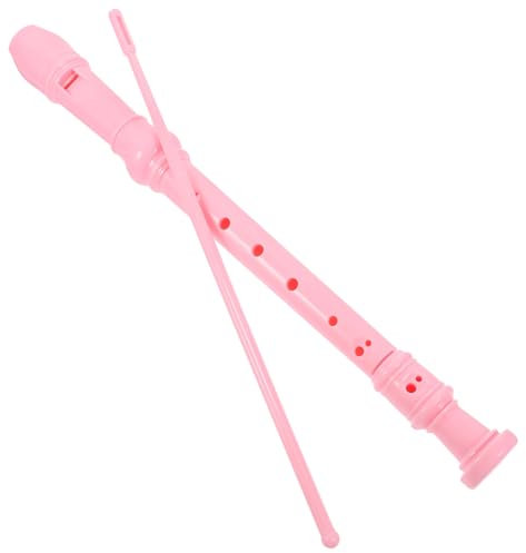 HEMOTON Blockflöteninstrument Anfängerflöte Flöte Musikinstrument Mit Reinigungstab Für Anfänger Und Jugendliche