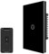 UseeLink Interruttore luce intelligente, interruttore luce Zigbee, interruttore a parete intelligentee touch, interruttore lucce pannello in vetro Zigbee, compatibile con Alexa, Google (Nero 1 Gang)