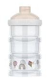 Mepal - Milchpulverturm Mio - Luftdicht verschlossen, inklusive Dosieraufsatz - Zur Dosierung und Aufbewahrung von Milchpulver - Stapeln nach Bedarf - Milchpulver box - Sunshine & Rainbow