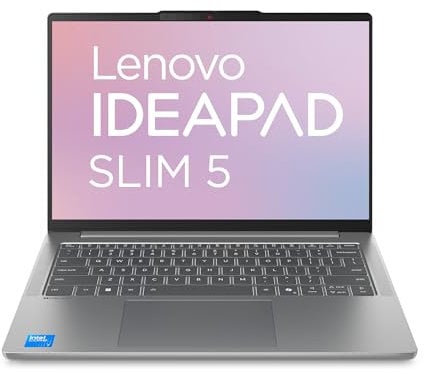 Lenovo IdeaPad Slim 5i Laptop | 14 OLED WUXGA Display | Intel Core i7-13620H | 16GB RAM | 512GB SSD | Intel UHD Grafik | Windows 11 Home | QWERTZ | Luna Grau | 3 Monate Premium Care