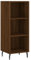 HEFZGDB Sideboard Braun Eichen-Optik 34,5x32,5x90 cm Holzwerkstoff Schränkchen Barschrank Buffetschrank Küche Vorratsschrank Küche für Küche Café Speisesaal Wohnstube