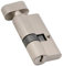 TUOYDJA Cylindre Serrure,Barillet De Serrure Cylindre de Porte 60 65 70 75 80 85 90mm, 1 pièce, Cylindre de Serrure, la clé de l'intérieur effectue la Serrure 5 clés(75mm 32.5 add 42.5)