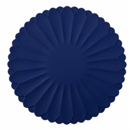Heat-Resistant Silicone Trivet Mats - Non-Slip Hot Plate Holder for Kitchen Countertops & Dining Tables, Reusable Pot Holder Pad, Dishwasher Safe (Blue, Diameter: 18cm/7.09)