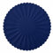Heat-Resistant Silicone Trivet Mats - Non-Slip Hot Plate Holder for Kitchen Countertops & Dining Tables, Reusable Pot Holder Pad, Dishwasher Safe (Blue, Diameter: 18cm/7.09)