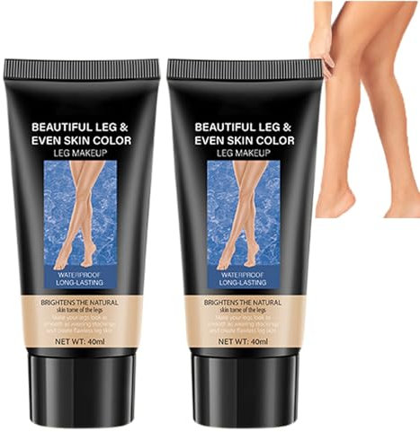 Beine und Körper Make up Grundlage, Leg Foundation Body Concealer, Tattoo Narben Abdeckung für Beine und Körper, Körperabdeckung Tattoo Abdecker, Abdeckt Krampfadern für alle Hauttöne(02, M)