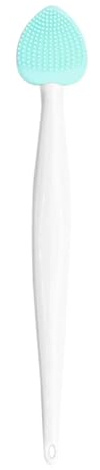 Women Face Silicone Scrubber, Double Sided Face Cleansing Brush