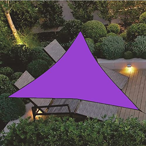 Purple Bed Jumping Sun Segel, 2,4 x 2,4 m, 98 % UV-Schutz, atmungsaktiv und wetterbeständig, Baldachin mit Befestigungsseilen, für lichtbeständige Pools