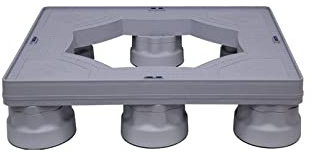 WIQUYBML Supporto per Lavatrice Multifunzionale, Base Mobile antivibrante con 6 Ruote Regolabili per Lavatrice, asciugatrice, Frigorifero e Contenitore per Piante da 60x50/55/60 cm.