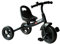 HOMCOM Triciclo para Niños más de 18 Meses con Timbre Guardabarros Rueda de Seguridad 79x50,5x58 cm Negro