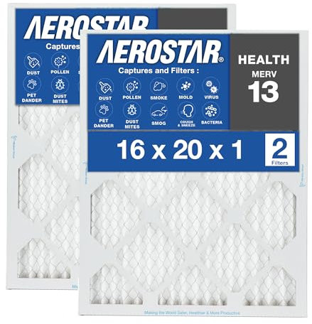 Aerostar - Filtros Aire Acondicionado, Filtro de aire de 1 pulgada AC y Furnace